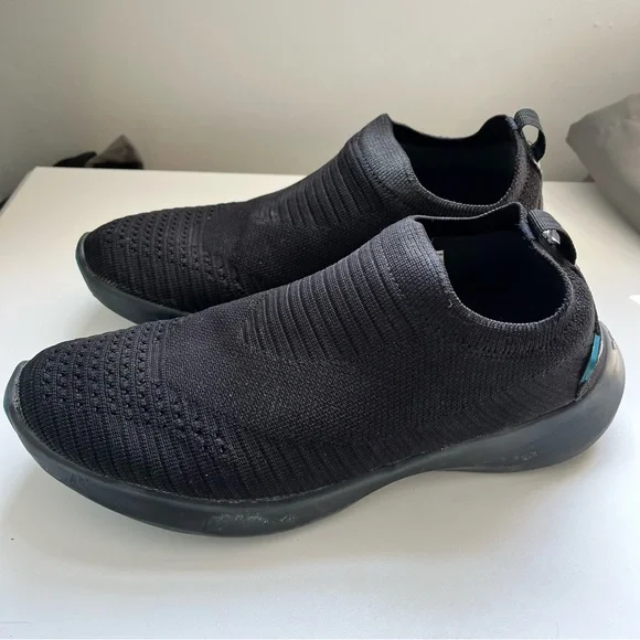 Vessi Black Knit Women's Athletic Shoes - Picture 2 of 15